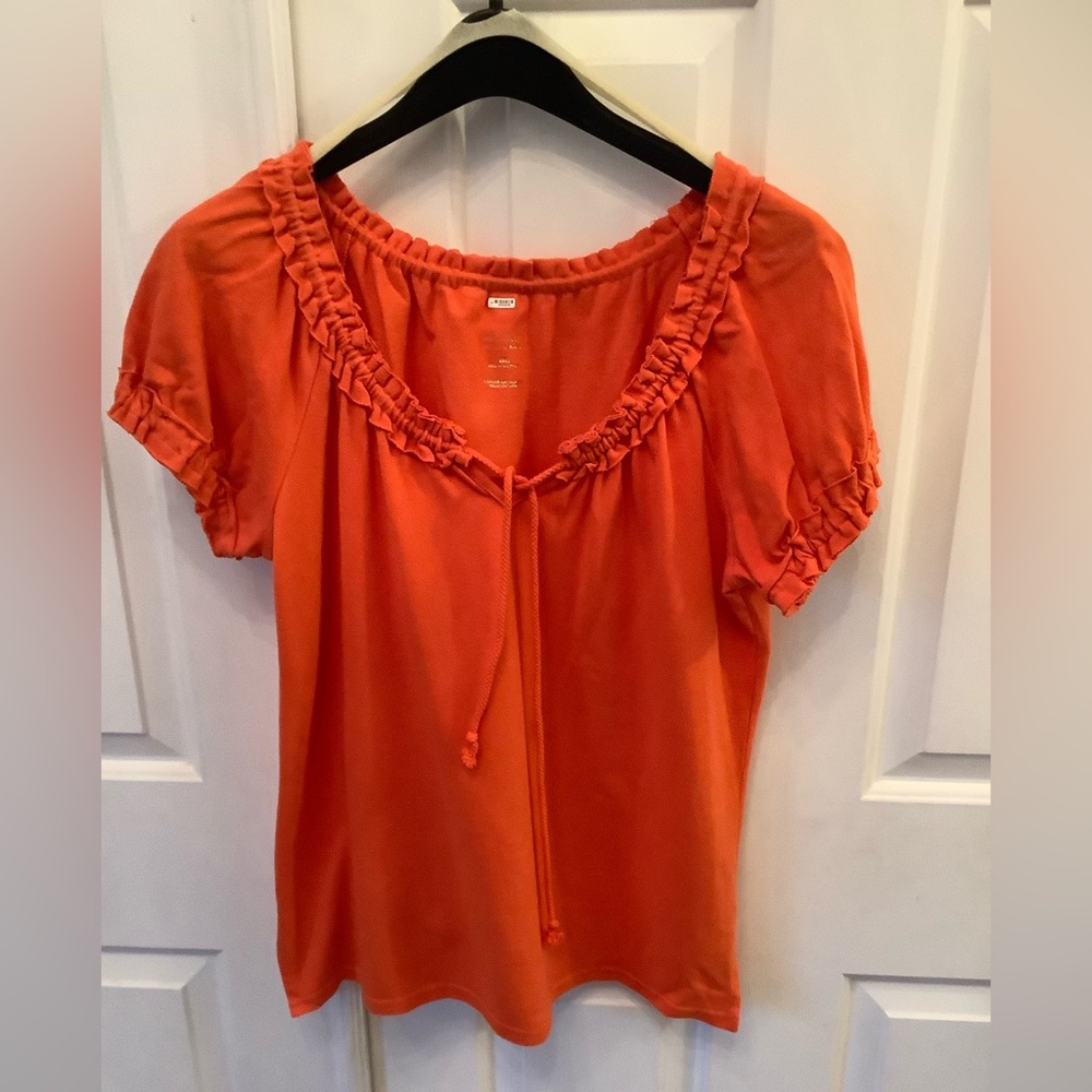 Michael Kors orange top M